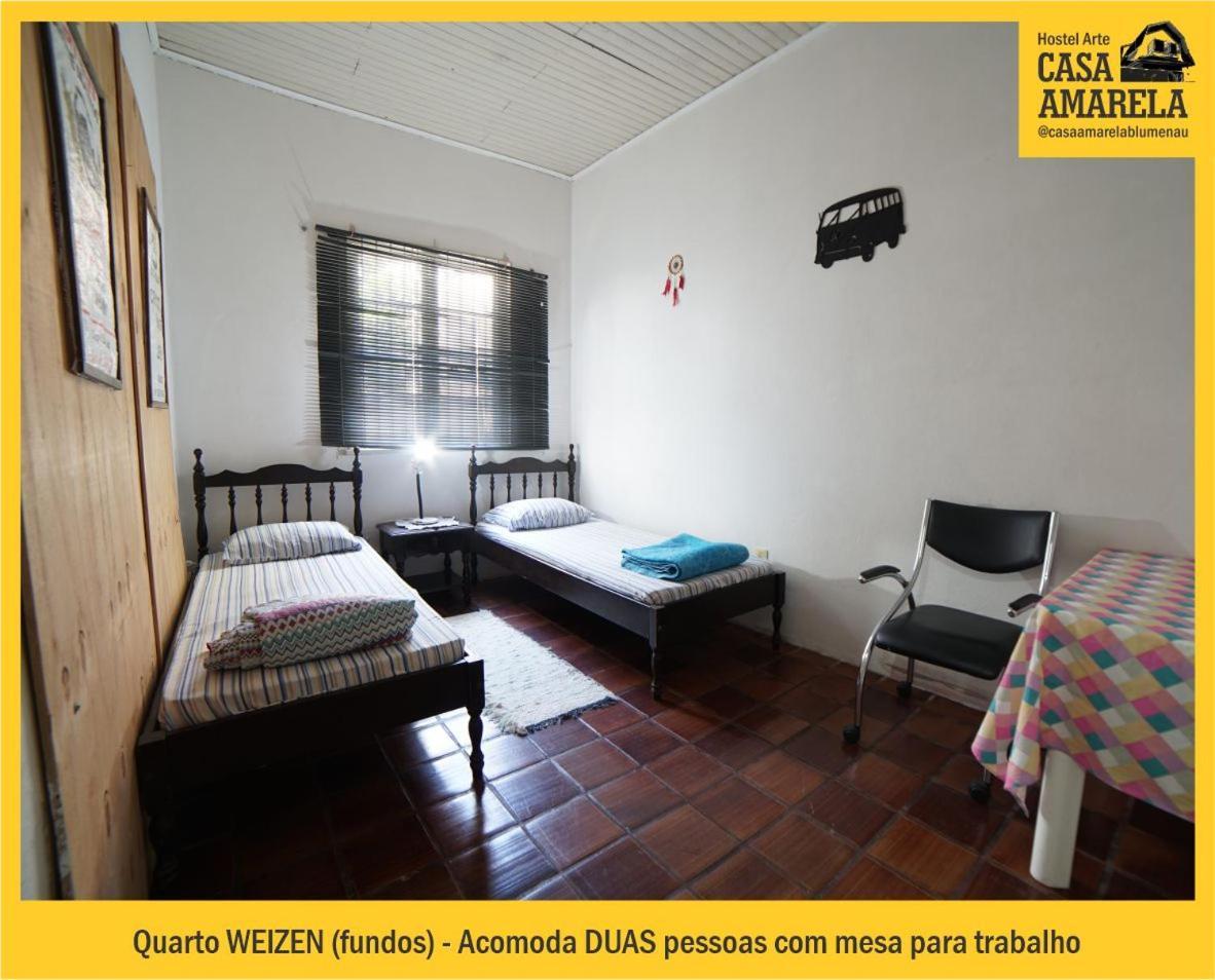 Hostel Casa Amarela Blumenau Hospedagem Alternativa Exteriér fotografie