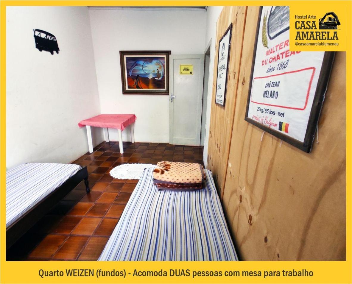 Hostel Casa Amarela Blumenau Hospedagem Alternativa Exteriér fotografie